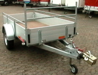 ALU Kastenanhänger 1achsig 1300kg