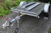 saris H200CC Motorradanhänger - 1 Schiene